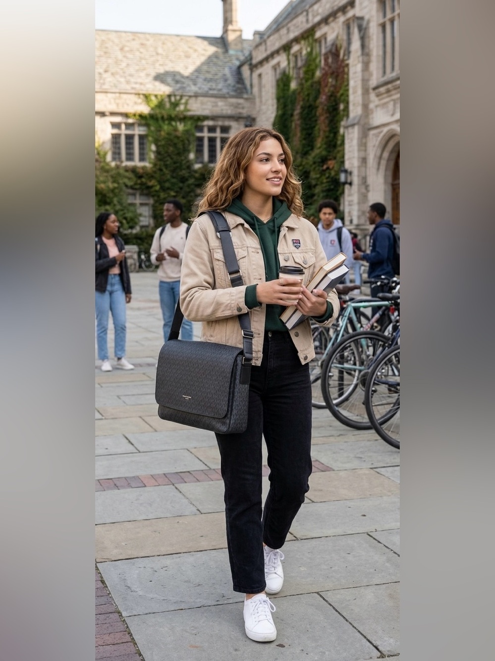 Michael Kors Harrison Front Flap Messenger Bag - Picture 5 of 12